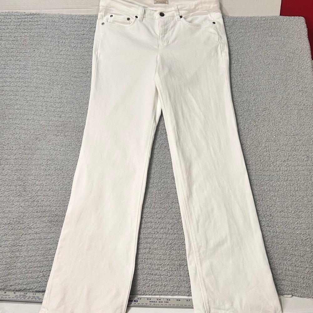 Jones New York Sport Jeans Straight Leg 10‎ White 2000s Vintage Y2K